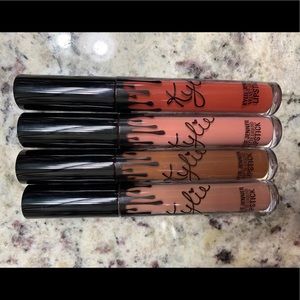 4 Full Size Kylie OG Trio Lip Set & Shook Velvet